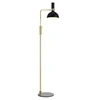 Image de Lampadaire liseuse orientable bicolore hauteur 146cm LARRY noir noir
