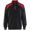 Image de Sweat-shirt col camionneur Noir/Rouge T.XL - BLAKLADER - 335311589956