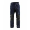 Image de Pantalon maintenance BLAKLADER Denim + Stretch T.40 - MARINE/NOIR - 145911428999-40