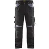 Image de Pantalon artisan BLAKLADER Sans poches flottantes T.50 - NOIR/GRIS CLAIR - 155618609994-50
