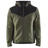 Image de Veste tricotée BLAKLADER Softshell - Vert foncé/Noir - 594025364199S