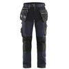 Image de Pantalon de travail artisan + stretch bleu marine/noir T42 - BLÅKLÄDER - 159918608699C48