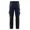 Image de Pantalon artisan BLAKLADER stretch - 17991860-46-Bleu foncé / noir