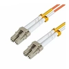 Image de MicroConnect - Câble réseau - LC/PC multimode (M) pour LC/PC multimode (M) - 2 m - fibre optique - 62,5 / 125 microns - OM1 - orange