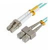 Image de MicroConnect - Câble réseau - LC/PC multimode (M) pour SC/PC multimode (M) - 5 m - fibre optique - 50 / 125 microns - OM3