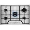 Image de Slim line KGS7536SX - Table de cuisson au gaz - 5 plaques de cuisson - Niche - largeur : 56 cm - profondeur : 48 cm - acier inoxydable