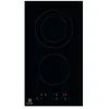 Image de Domino LHR3233CK - Vitrocéramique - 2 plaques de cuisson - Niche - largeur : 27 cm - profondeur : 49 cm - sans cadre - noir