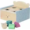 Image de Jeu d'eveil en bois teddy JaBaDaBaDo Turquoise 14x13x10 cm 135-007-057