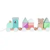 Image de Train avec cubes teddy JaBaDaBaDo Multicolore TU 135-007-055