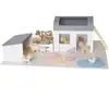 Image de Coffre à jouets JaBaDaBaDo Ferme Blanc 60x50x20 cm 135-007-070