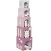 Image de Cube d'activité empilables 1-5 lapin JaBaDaBaDo Rose 15x15 cm 135-007-092