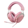 Image de GAMING - WHITE LINE WH85 - Casque gaming LED, haut-parleurs stéréo 57mm, Cuir PU, PC/MAC/Console/Mobile, Blanc