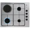 Image de Plaque de cuisson mixte 60cm 4 feux acier inox EGL62821OX