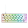 Image de XTRFY K5V2 mecanique personnalisable - format 65% - Switches Hot Swap CHERRY MX2A Red - Blanc