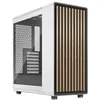 Image de Fractal Design North Chalk White Tempered Glass Clear - Boîtier PC Gaming Moyen Tour ATX à Flux d'air   Façade en Chêne   Panneau Latéral en Verre   Deux Ventilateurs Aspect PWM de 140 mm Inclus en occasion ou reconditionné