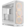 Image de Meshify 3 XL - FT - ATX étendu - panneau latéral fenêtré (verre trempé) - pas d'alimentation (ATX) - blanc TG teinte foncée - USB/Audio