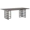 Image de - Table de repas 100 x 220 cm Ystad