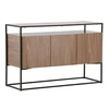 Image de Buffet 3 Portes en Teck "Kingsport" 120cm Marron