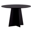 Image de Table de repas ronde ?110 cm Bootcut noir