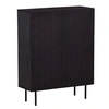 Image de Buffet Design Nervuré "Bjorkon" 103cm Noir