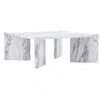 Image de - Table basse carré Rogaland marbre blanc