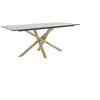 Image de Table de repas 90 x 180 cm Piazza noir, marron