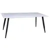 Image de Table a manger fixe sans tiroir 6 personnes rectangulaire en MDF L 180 cm