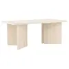 Image de Table a manger fixe sans tiroir 4 personnes rectangle en Bois L 180 cm
