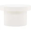 Image de - Table basse ronde Malung blanc