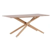 Image de - Table de repas 90 x 180 cm Piazza mocca