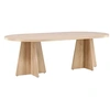 Image de Table de repas ovale Bootcut naturel