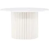 Image de Table à Manger Ronde "Härön" 110cm Blanc