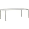 Image de Table de Jardin Design Borneo - Aluminium - 200 cm - Beige