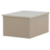 Image de - Table basse beige Lenox 80 x 60 x 40 cm