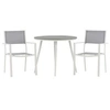 Image de Salon de jardin GENERIQUE 2 pieces 2 personnes 90 x 90 x 74 cm aluminium