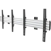 Image de M Wallmount Pro MBW2U - Kit de montage (2 plaques murales, rails muraux, 4 x bras fixes) - pour 2 écrans LCD - aluminium, acier - argent - Taille
