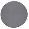 Image de - Tapis en coton et laine gris clair Jaipur Diamètre 200 cm