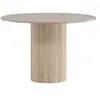 Image de Table ronde en MDF Bianca 110 cm naturel