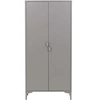 Image de Armoire 2 portes en acier Piring gris clair