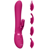 Image de Vibro Rabbit Chou 23 x 3.5cm Rose