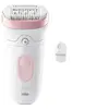 Image de Epilateur électrique - - SILK EPIL 7 SE 7-000 - 2 vitesses - Sans fil - 40 min - Blanc / Rose