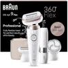 Image de Braun Epilateur Electrique Femme Silk Epil 9 Flex 9-360 3D, Blanc et Rose en occasion ou reconditionné