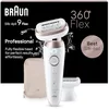 Image de Braun Silk-épil 9 Flex, Épilateur, Tête Flexible À 360°, Épilation Facile, Même Des Zones Difficiles, Peau Douce Longue Durée, Tête De Rasoir Pour Femmes, Sabot Tondeuse, Blanc/Rose, 9-030 3D en occasion ou reconditionné