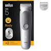 Image de Braun Tondeuse Electrique Homme, pour le Corps, Series 5 BG5500, Grise | Etanche, Batterie Rechargeable, Coffret avec +2 Outils de Rasage, Tête SmoothShave, Accessoire SensitiveTrim en occasion ou reconditionné