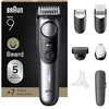 Image de Braun Tondeuse Barbe Homme Series 9 BT9520, Chrome   Etanche, sans Fil, Batterie Rechargeable, 50 Longueurs, Lame ProBlade, Coffret avec +7 Outils de Barbier, Etui de Voyage en occasion ou reconditionné