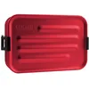 Image de Sigg - Lunch Box Aluminium - Metal Box Plus - Avec Compartiments - Design Primé - Étanche - Extrêmement Légère - Sans BPA - Rouge - Taille S - 170 x 117 mm en occasion ou reconditionné