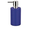 Image de Tube distributeur de savon gres - 16x7x7 cm - marine