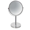 Image de miroir grossissant sur pied acier sydney chromé