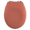 Image de abattant wc thermo dur neela terracotta mat - charnières abs chromé