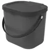 Image de Système de recyclage des déchets ALBULA 6 l anthracite Bac à compost pour plus de durabilité à la maison